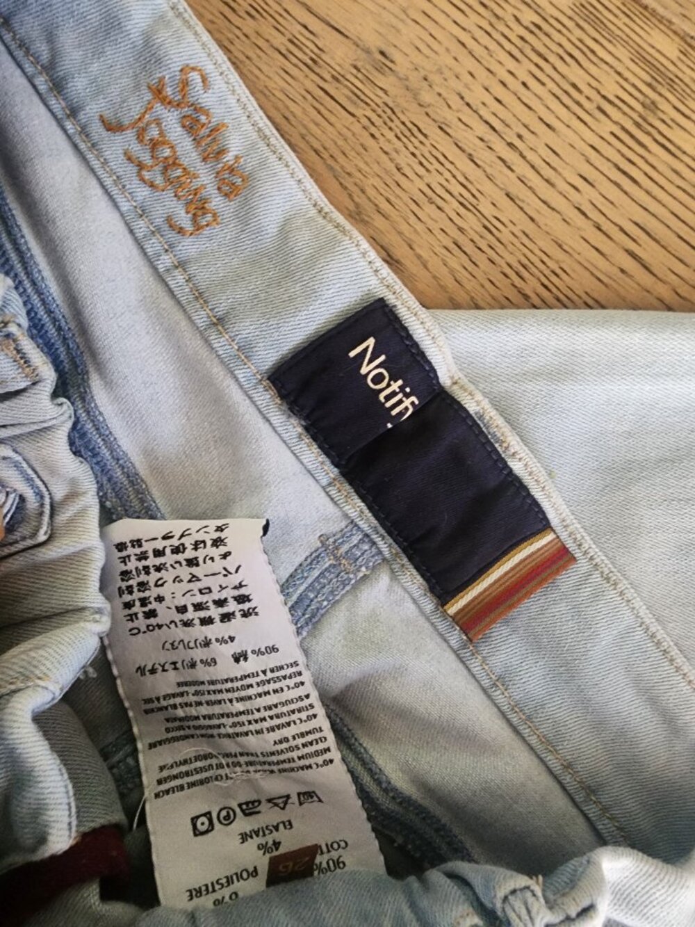 Notify denim joggers